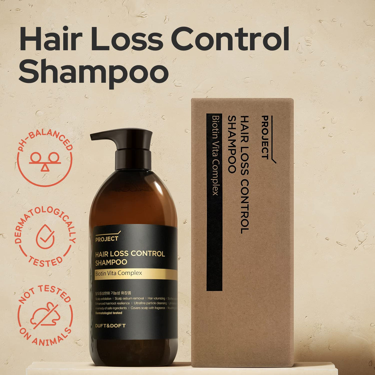 DUFT&DOFT Hair Loss Control Biotin Shampoo (1000ml) - UShops
