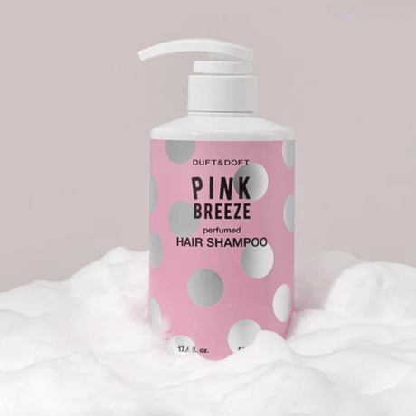 DUFT&DOFT Pink Breeze Perfumed Hair Shampoo (500ml) - UShops, pH-balanced shampoo, Silicone-free formula, Scalp calming