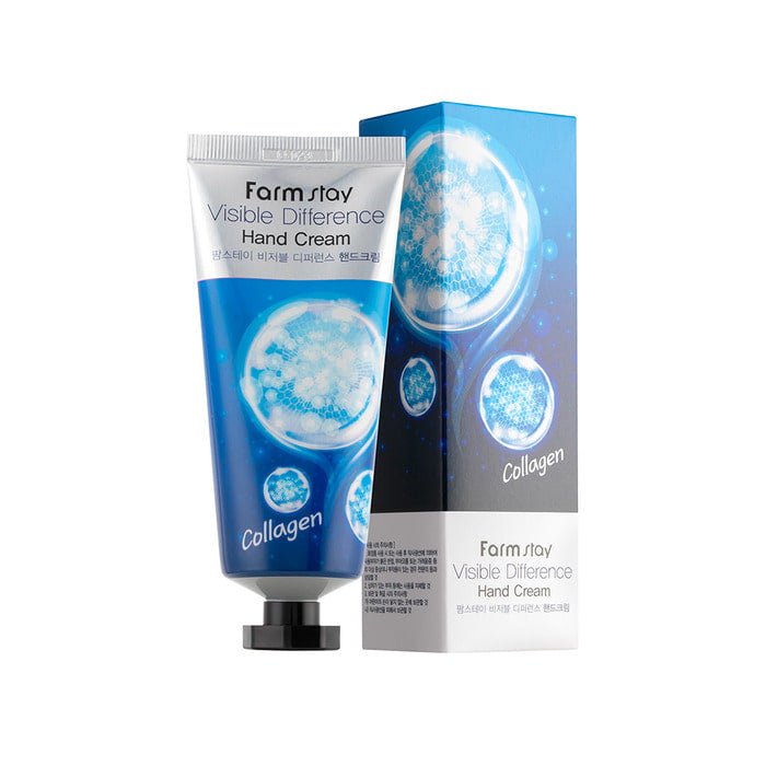 Farmstay Collagen Hand Cream Moisturize and soften hands. Ideal for dry, rough skin. Deep hydration for healthy cuticles.