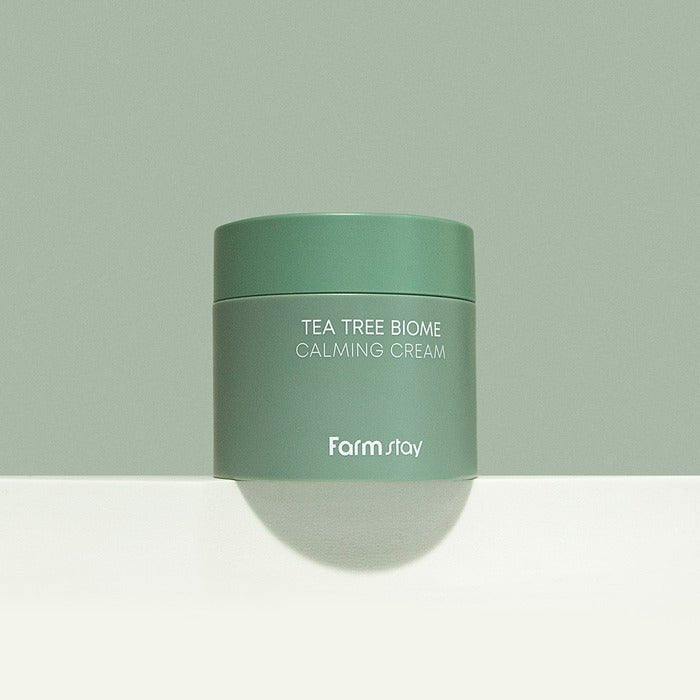 Anti-aging-Calming/Soothing-Cream/Balm-Farmstay-Farmstay Tea Tree Biome Calming Cream - UShops Korean Cosmetics