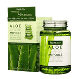 Farmstay Aloe All-in-One Ampoule: Soothes and moisturizes dry skin. Protective moisture barrier. Long-lasting hydration