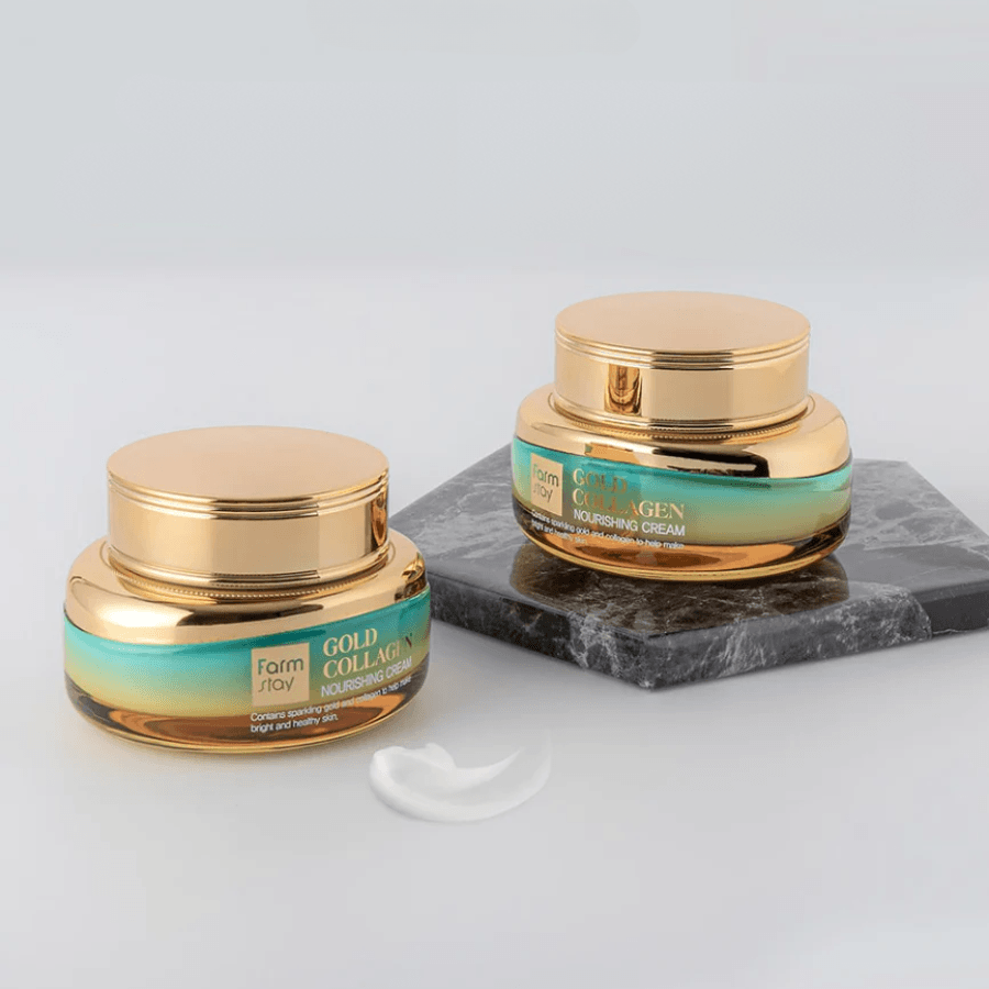 Farmstay Gold Collagen Nourishing Cream: Revitalize skin, boost elasticity, and achieve a vibrant complexion with collagen