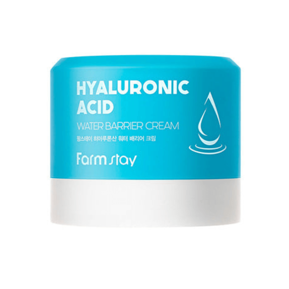 Farmstay Hyaluronic Acid Water Barrier Cream: Reduces wrinkles, brightens skin, improves moisture, soothes skin.
