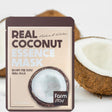 Farmstay Real Coconut Essence Mask (10 sheets) - UShops,Revitalizing Mask, Nutrient-rich,Adhesive Coconut,Gentle Skincare