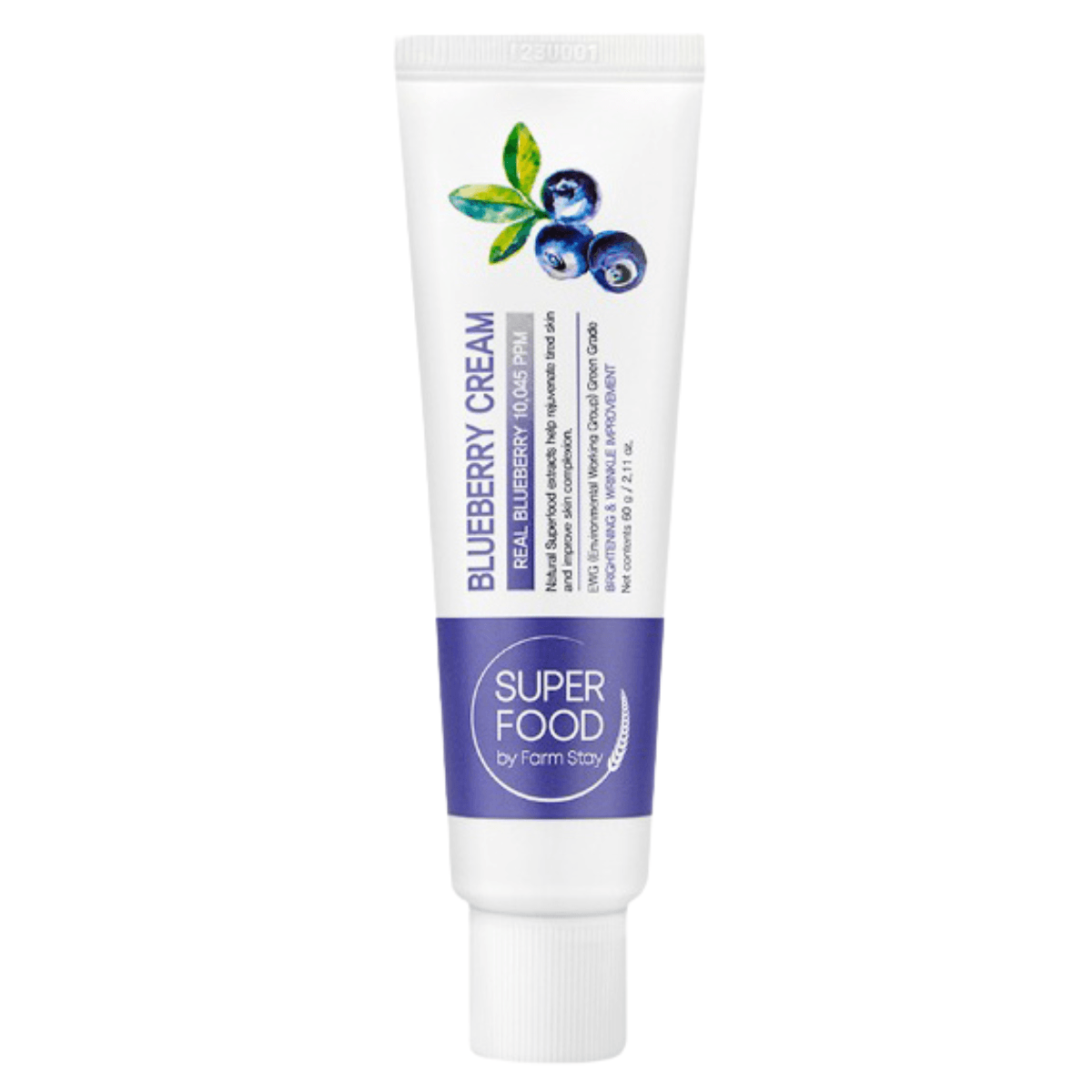 Superfood Blueberry Cream Rejuvenate tired skin, moisturize deeply, improve elasticity and reduce wrinkles for healthier skin