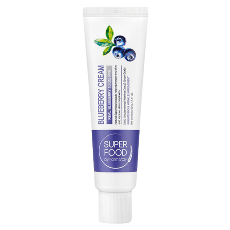 Superfood Blueberry Cream Rejuvenate tired skin, moisturize deeply, improve elasticity and reduce wrinkles for healthier skin