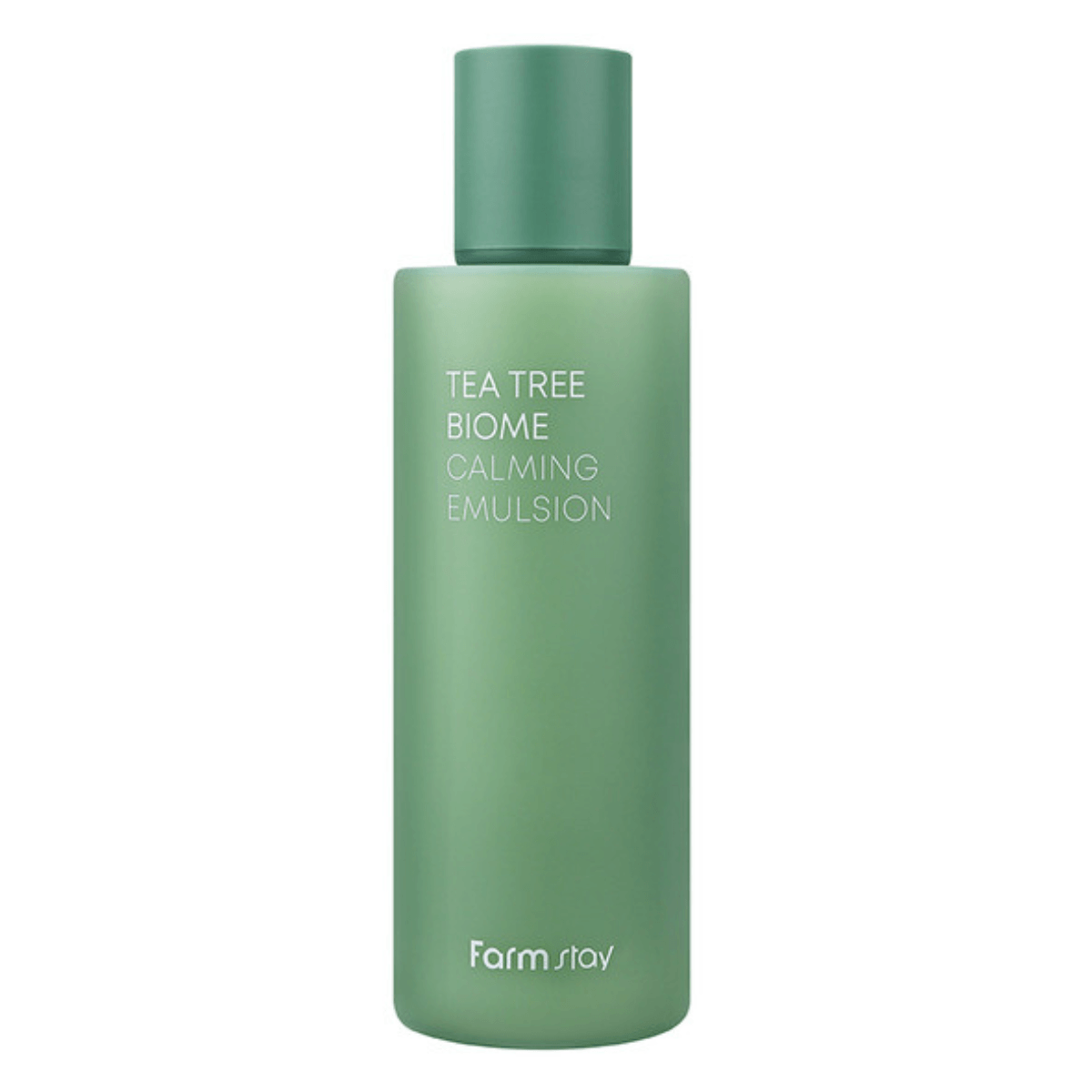 Farmstay Tea Tree Biome Calming Emulsion: Hydrates, soothes, and controls sebum. With tea tree biome for healthy skin balance