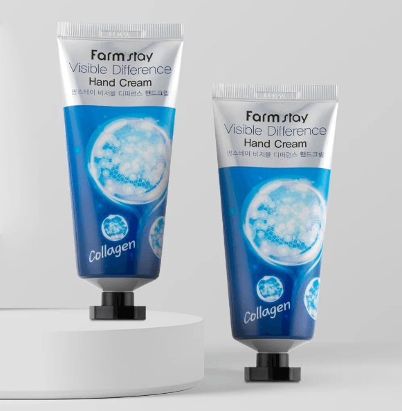 Farmstay Collagen Hand Cream Moisturize and soften hands. Ideal for dry, rough skin. Deep hydration for healthy cuticles.