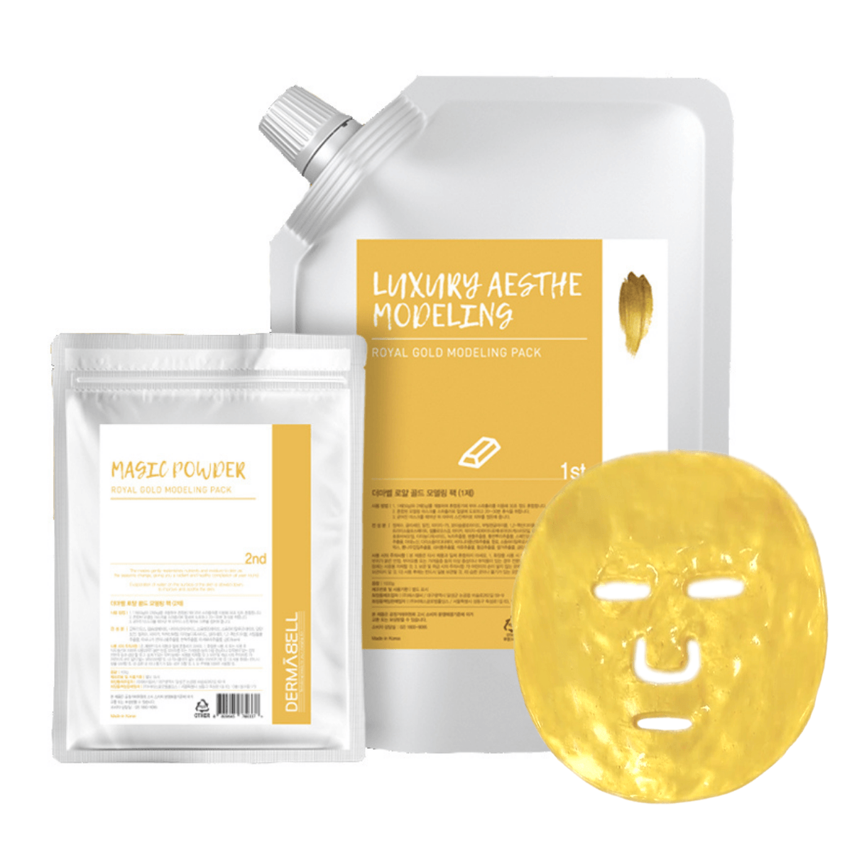 Hydro Jelly Modeling Mask - Gold - Dermabell - Ushops - Korean Skin Care