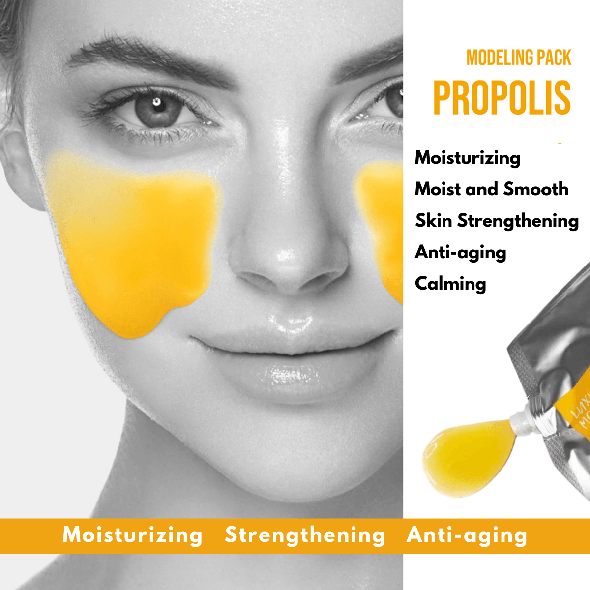 Hydro Jelly Modeling Mask - Propolis Honey - Dermabell - Ushops - Korean Skin Care