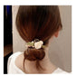 Korean Style Button Scrunchies Hair Ties (3 colors) - UShops