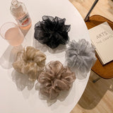 Korean Style Chiffon Scrunchies Hair Ties (4 colors) - UShops
