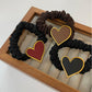 Korean Style Metal Heart Scrunchies Hair Ties (3 colors) - UShops