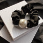 Korean Style Pearl Scrunchies Hair Ties - UShops
