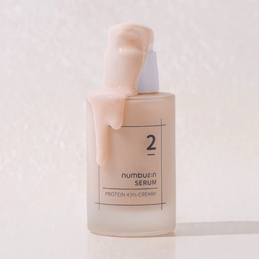 Numbuzin No.2 Protein 43% Creamy Serum (50ml) - UShops, Skin Barrier Resilience, Skin Damage Protection, Protein Infused