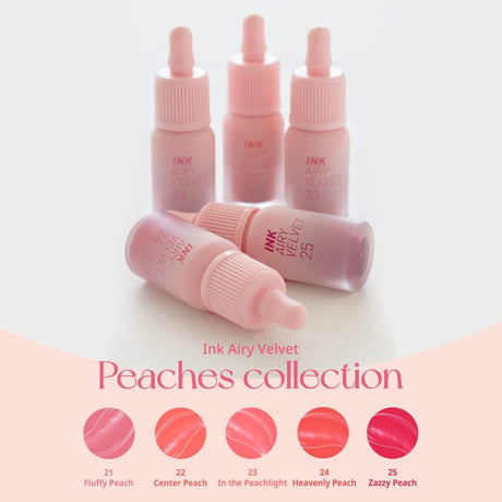 Peripera Ink Airy Velvet Lip Tint Peaches Collection (5 Colors) - UShops