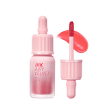Peripera Ink Airy Velvet Lip Tint Peaches Collection (5 Colors) - UShops, Cool pink shades, Salmon pink lipstick, Muted baby