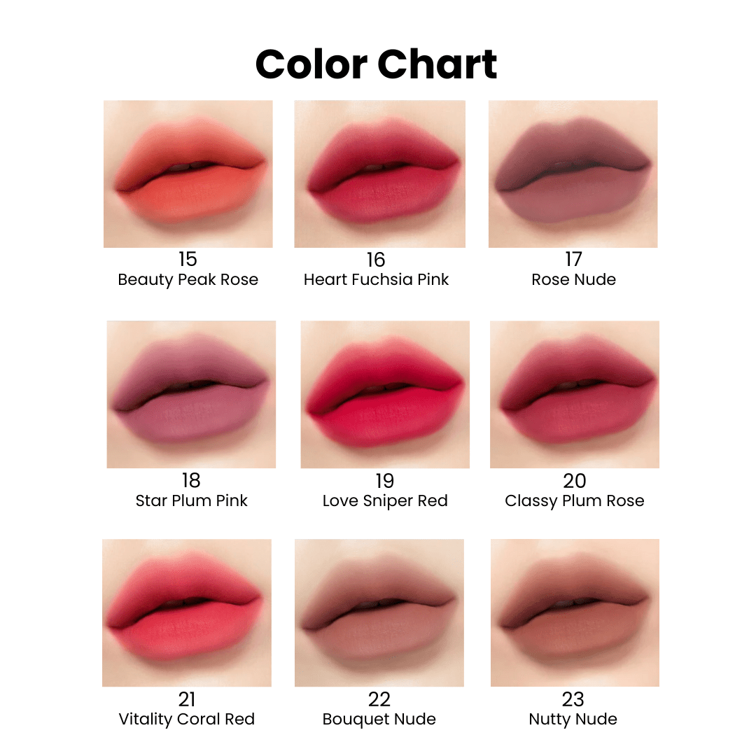 Peripera Ink The Velvet Lip Tint (9 Colors) - UShops, Velvety Smooth Finish, Adhesive Formula, Lightweight Lip Color,