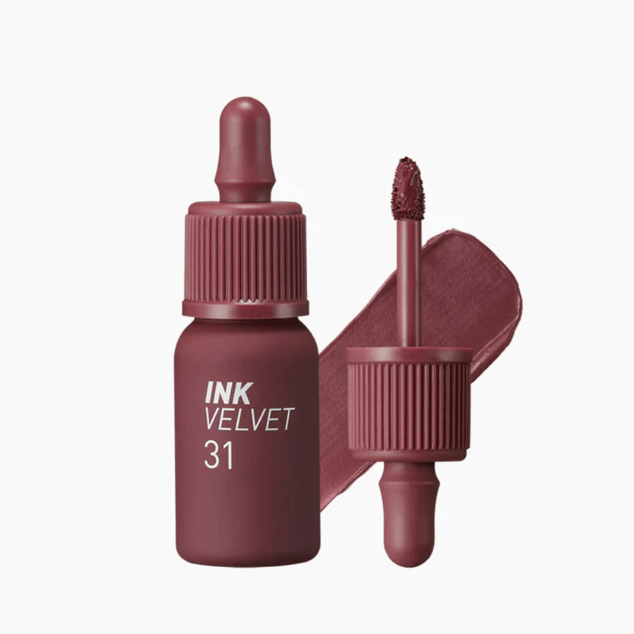 Peripera Ink Velvet Lip Tint Nude-Brew Collection (6 Colors) - Lip Tint Lips Makeup UShops Peripera, Moisturizing lip tint