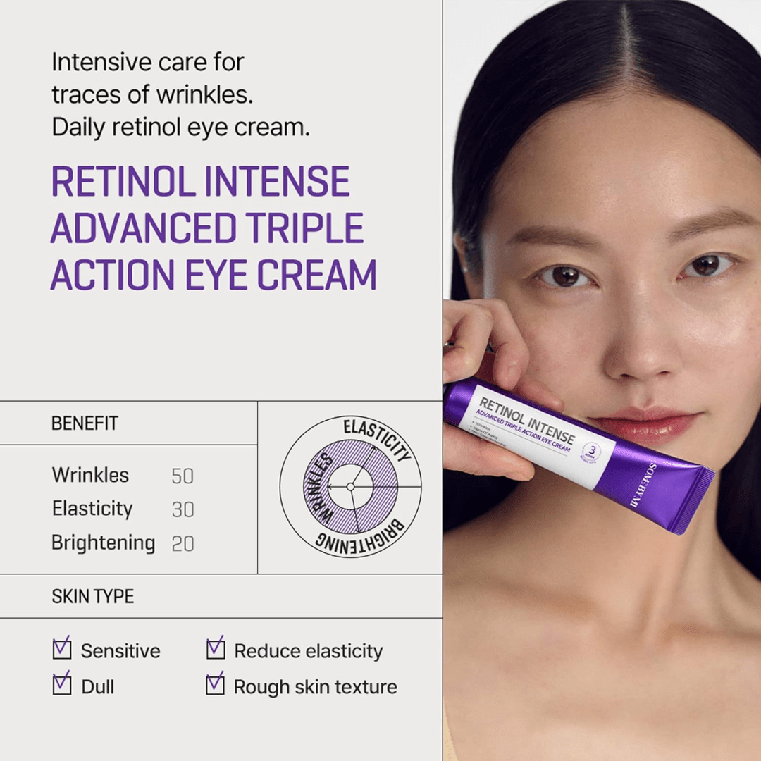 SOME BY MI Retinol Intense Advanced Triple Action Eye Cream (30ml) - UShops