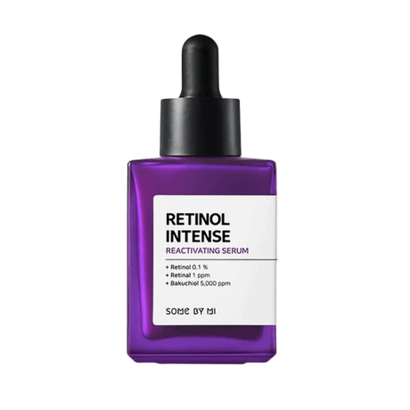 SOME BY MI Retinol Intense Reactivating Serum: Anti-aging with retinol, bakuchiol. Elasticity, gentle for sensitive skin.