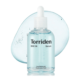 Torriden DIVE-IN Low Molecular Hyaluronic Acid Serum: Intensive moisturization. Skin soothing. Refreshing water gel formula.