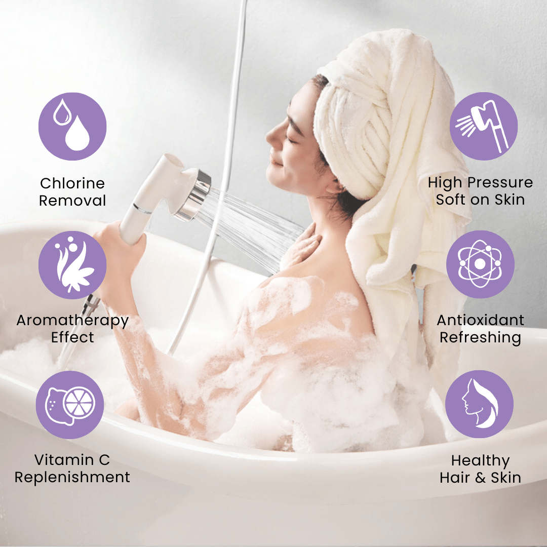 UNIQUAN Aromatherapy Shower Set - Lavender - UShops