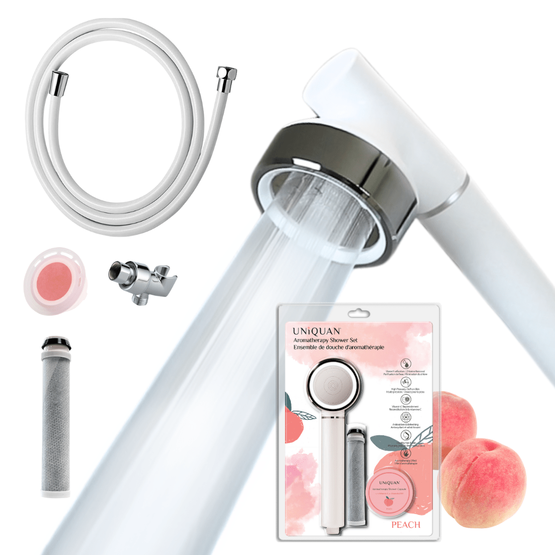 UNIQUAN Aromatherapy Shower Set - Peach - UShops