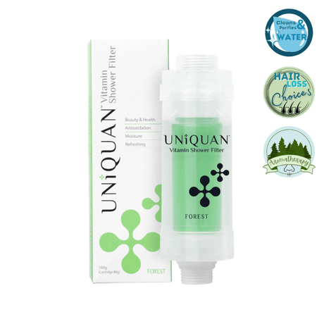 Uniquan Vitamin Shower Filter - Forest - UShops Korean Cosmetics, Forest Bathing, Antioxidation, Moisture, Refreshing